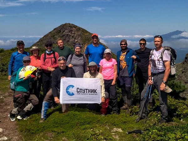 Вулкан Баранского на острове Итуруп