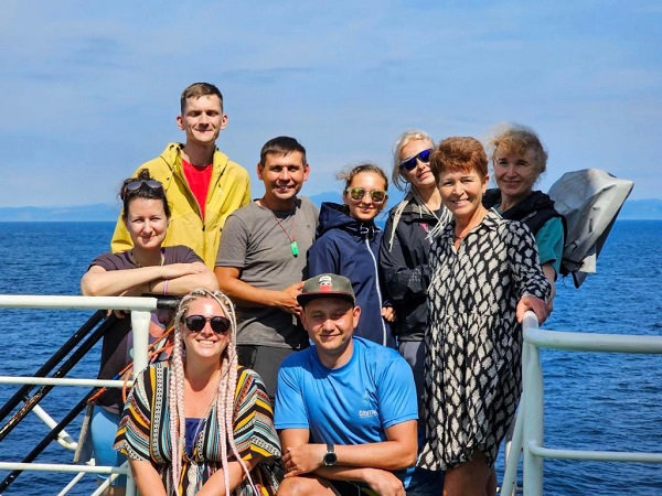 Участники похода по Курильским островам