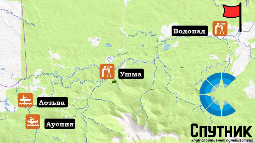 Сплав по реке Лозьва