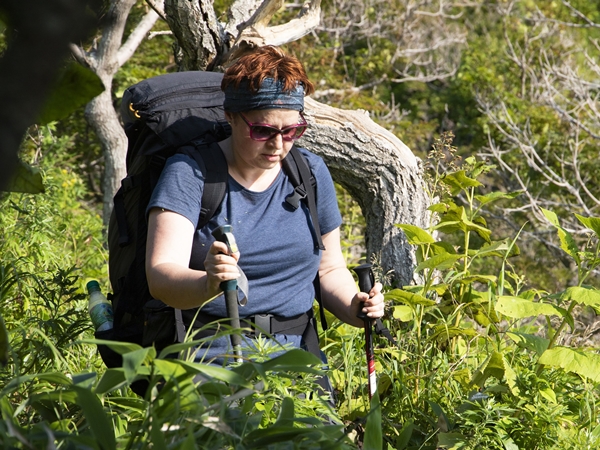 Участник похода по Итурупу