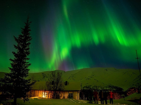 Северное сияние Кольский полуостров