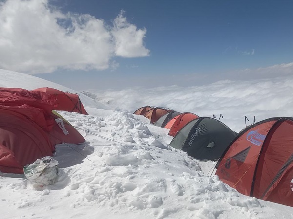 Переход в лагерь 3 пика Ленина