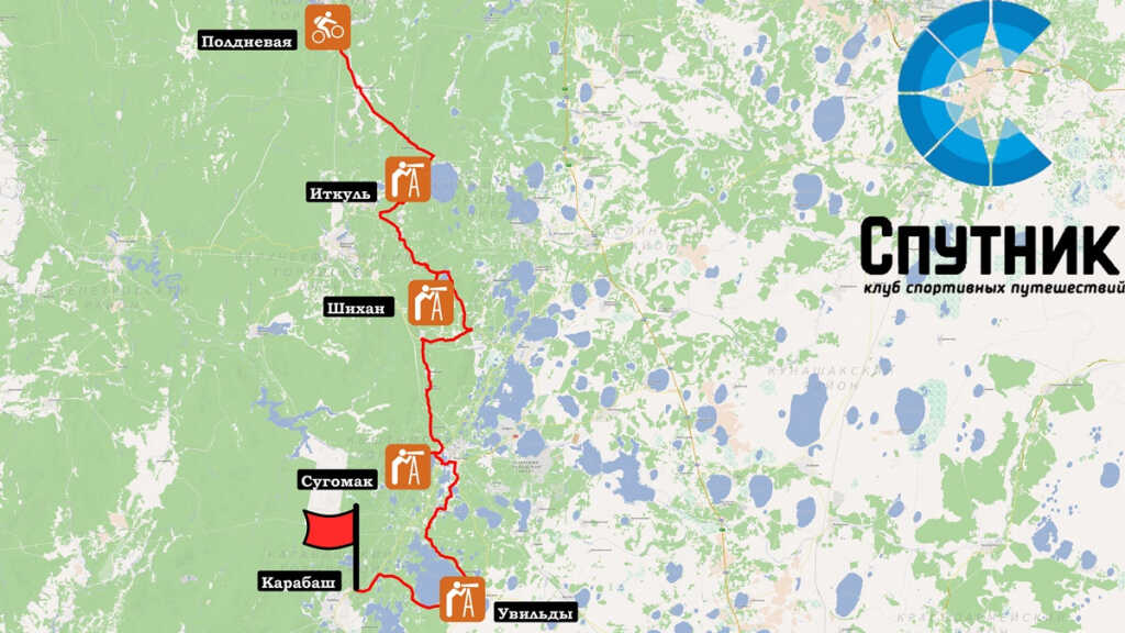 Маршрут велопохода