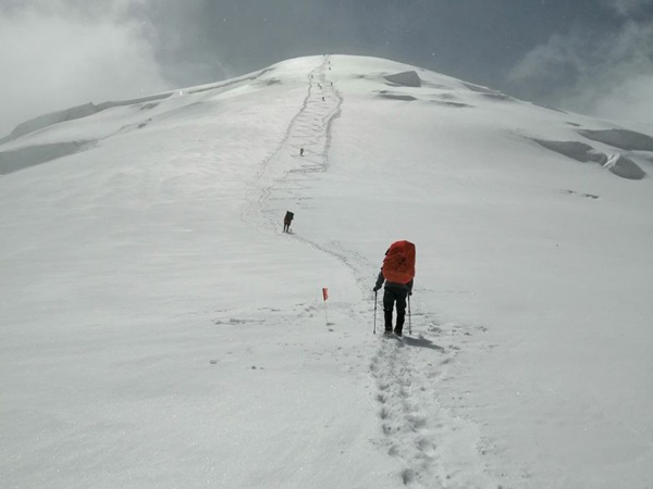 Переход в лагерь 3 пика Ленина