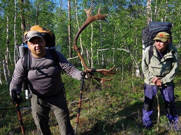 Участники похода по плато Путорана