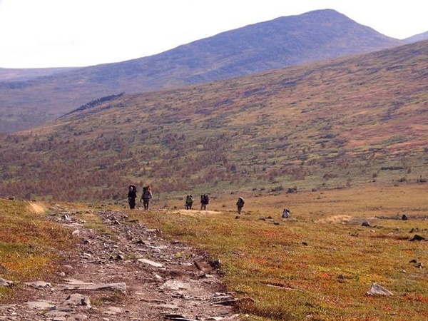 Радиальный выход на гору Отортен