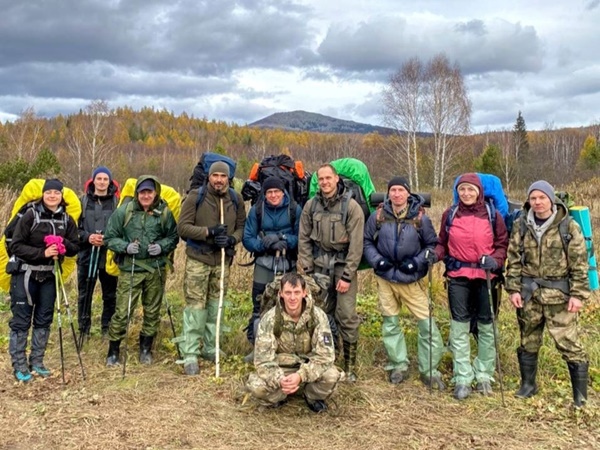 Участники похода по парку Зюраткуль Участники похода по парку Зюраткуль