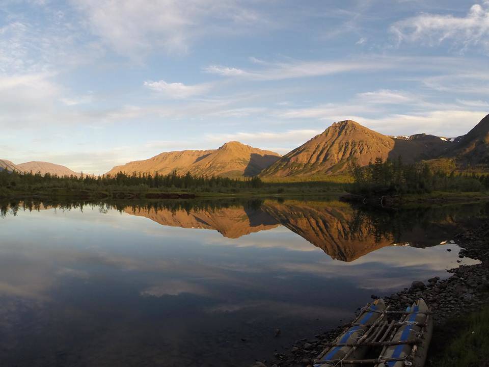 Сплав на плато путорана